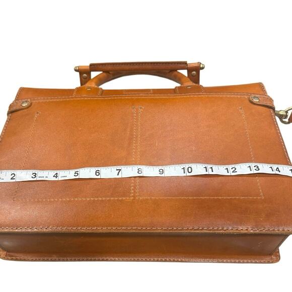 Fossil Limited Edition Vintage Archive Music Briefcase- numbered RARE Cognac - Picture 12 of 16